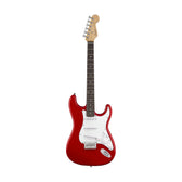 Squier Stratocaster Hardtail Electric Guitar, Laurel FB, Red