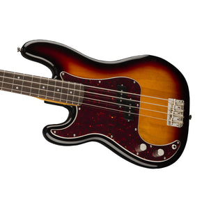 Squier Classic Vibe 60s Precision Bass Guitar Left-Handed, Laurel FB, 3-Tone Sunburst