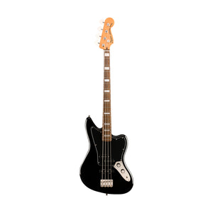 Squier Classic Vibe Jaguar Bass Guitar, Laurel FB, Black