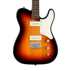 Squier Paranormal Series Baritone Cabronita Telecaster Electric Guitar, 3-Tone Sunburst