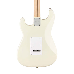 Squier Affinity Series Stratocaster Electric Guitar, Maple FB, Olympic White