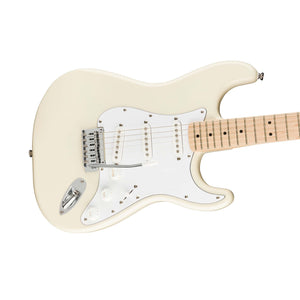 Squier Affinity Series Stratocaster Electric Guitar, Maple FB, Olympic White