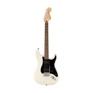 Squier Affinity Series HH Stratocaster Electric Guitar, Laurel FB, Olympic White