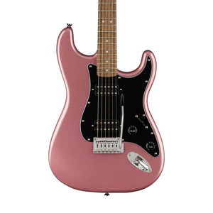 Squier Affinity Series HH Stratocaster Electric Guitar, Laurel FB, Burgundy Mist
