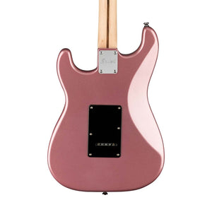 Squier Affinity Series HH Stratocaster Electric Guitar, Laurel FB, Burgundy Mist