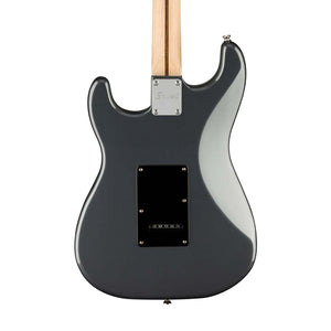 Squier Affinity Series HH Stratocaster Electric Guitar, Laurel FB, Charcoal Frost Metallic
