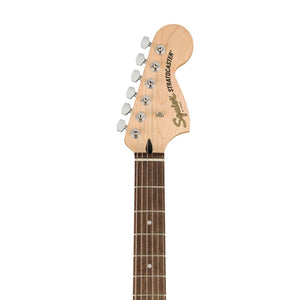 Squier Affinity Series HH Stratocaster Electric Guitar, Laurel FB, Charcoal Frost Metallic