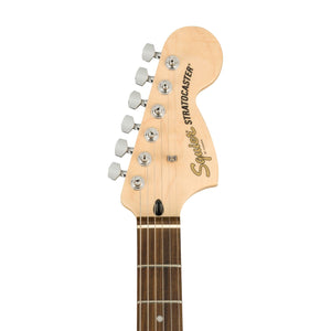 Squier FSR Affinity Series Stratocaster HSS Electric Guitar, Laurel FB, Metallic Black