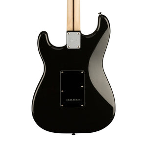 Squier FSR Affinity Series Stratocaster HSS Electric Guitar, Laurel FB, Metallic Black