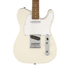 Squier Affinity Series Telecaster Electric Guitar, Laurel FB, Olympic White