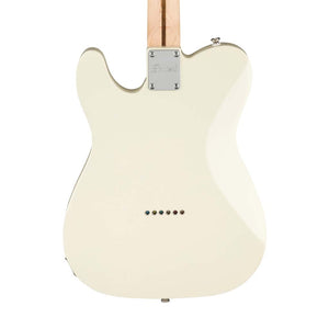 Squier Affinity Series Telecaster Electric Guitar, Laurel FB, Olympic White