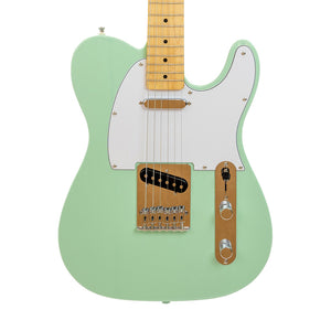 Squier FSR Affinity Series Telecaster Electric Guitar, Maple FB, Surf Green