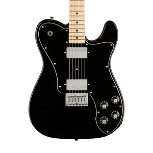 Squier Affinity Series Telecaster Deluxe Electric Guitar, Maple FB, Black