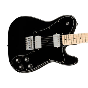 Squier Affinity Series Telecaster Deluxe Electric Guitar, Maple FB, Black