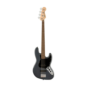 Squier Affinity Series Jazz Bass Guitar, Laurel FB, Charcoal Frost Metallic