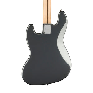 Squier Affinity Series Jazz Bass Guitar, Laurel FB, Charcoal Frost Metallic