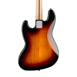 Squier Affinity Series Jazz Bass Guitar, Maple FB, 3-Color Sunburst