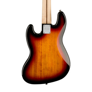 Squier Affinity Series Jazz Bass V 5-String Electric Bass Guitar, Laurel FB, 3-Color Sunburst