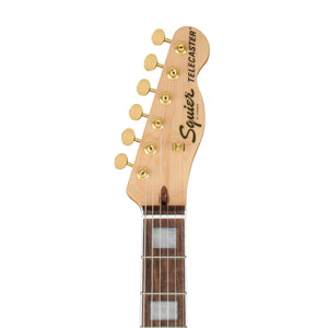 Squier 40th Anniversary Gold Edition Telecaster Electric Guitar, Black