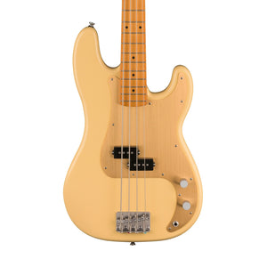Squier 40th Anniversary Vintage Edition Precision Bass Guitar, Satin Vintage Blonde