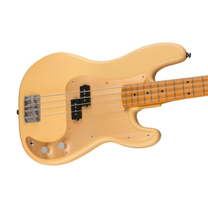 Squier 40th Anniversary Vintage Edition Precision Bass Guitar, Satin Vintage Blonde