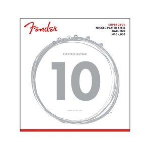 Fender 250RH Nickel Plated Steel Regular/Heavy Electric Guitar Strings, 10-52