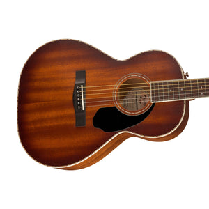 Fender PS-220E Parlour Electro Acoustic Guitar, Aged Cognac Burst