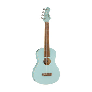 Fender Avalon Tenor Ukulele, Walnut FB, Daphne Blue