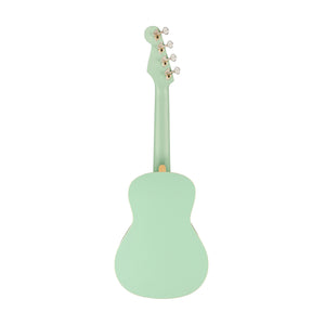 Fender Avalon Tenor Ukulele, Walnut FB, Surf Green