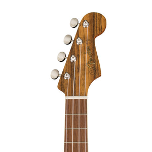 Fender Rincon Tenor Acoustic-Electric Ukulele w/Bag, Walnut FB, Aged Cognac Burst