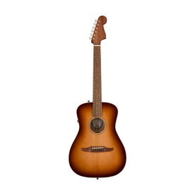 Fender California Malibu Classic Acoustic-Electric Guitar w/Bag, PF FB, Aged Cherry Burst