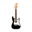 Fender Fullerton Stratocaster Ukulele, Walnut FB, Black
