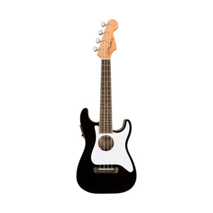 Fender Fullerton Stratocaster Ukulele, Walnut FB, Black