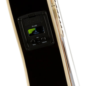 Fender Fullerton Stratocaster Ukulele, Walnut FB, Black