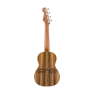 Fender Dhani Harrison Ukulele, Walnut FB, Sapphire Blue