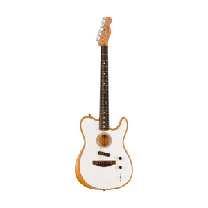 Fender Acoustasonic Player Telecaster Electric Guitar, Arctic White