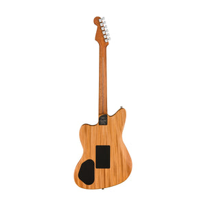 Fender American Acoustasonic Jazzmaster Acoustic Guitar w/bag, Ebony FB, Tungsten