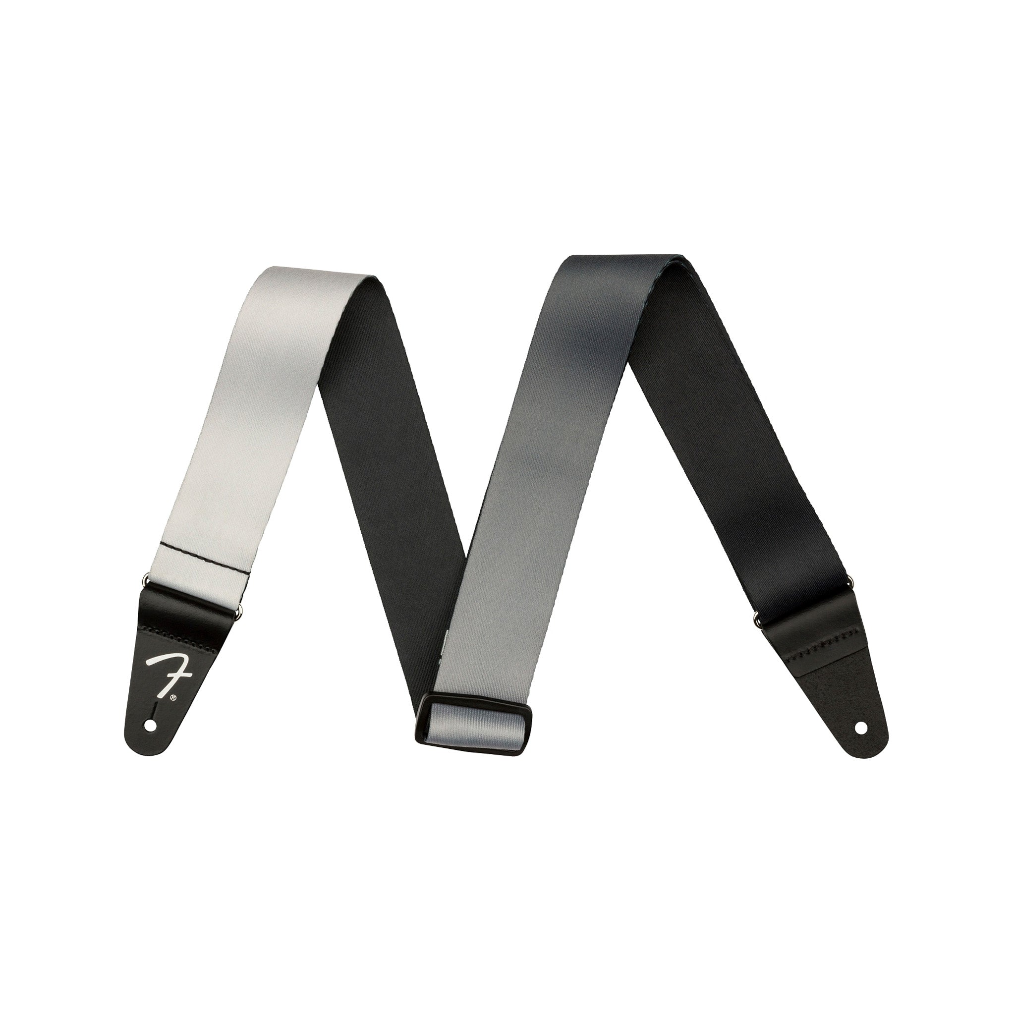 Fender Ombre Guitar Strap, 2-inch, Silver Smoke