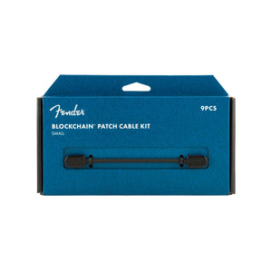 Fender Blockchain Patch Cable Kit, Small, Black