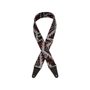 Fender Zion Guitar Strap, 2-inch, Black Aztec