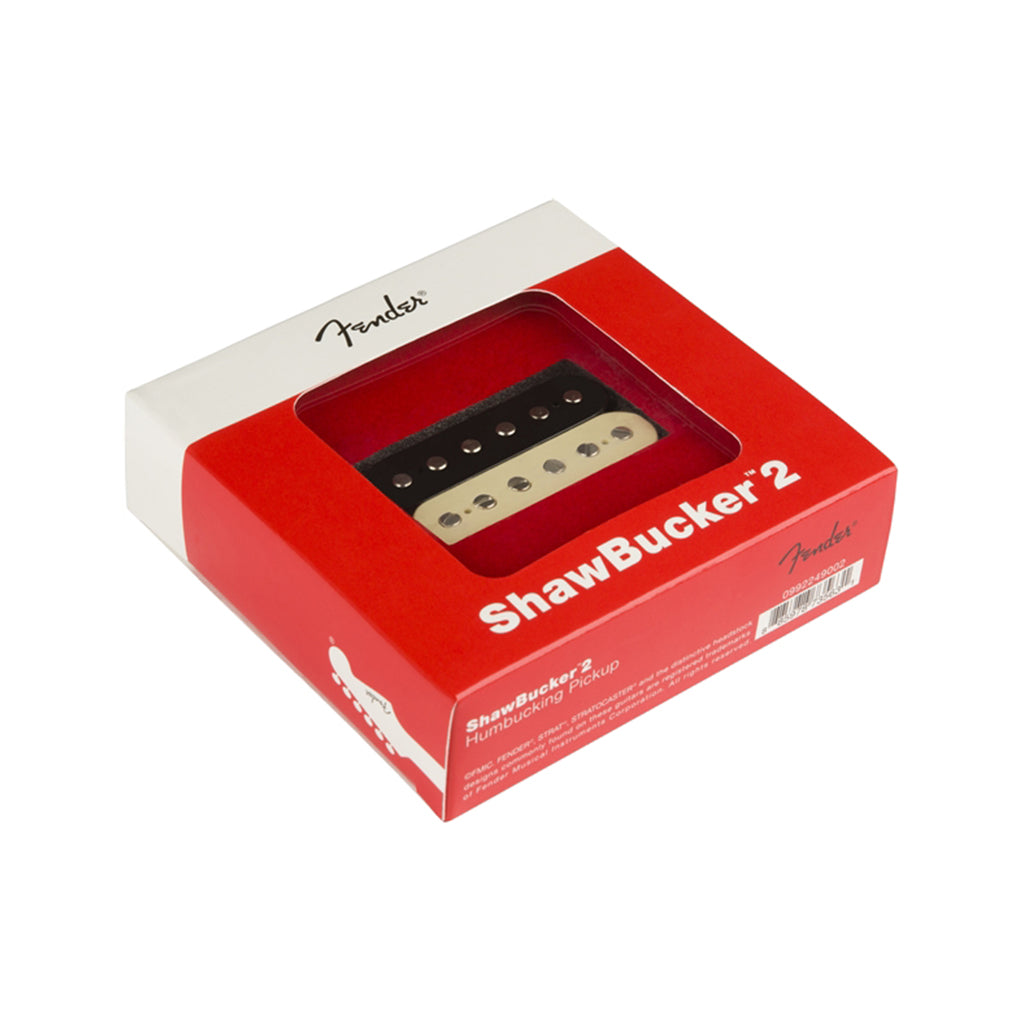 Fender Shawbucker 2 Humbucking Electric Guitar Pickup, Zebra