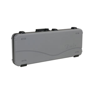 Fender Deluxe Molded Stratocaster/Telecaster Case, Silver w/ Blue Interior