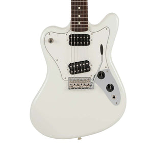 Fender Japan Ltd Ed Super Sonic Electric Guitar, RW FB, Olympic White
