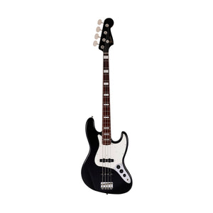 Fender Japan Traditional II Late 60s Jazz Bass Guitar, RW FB, Black