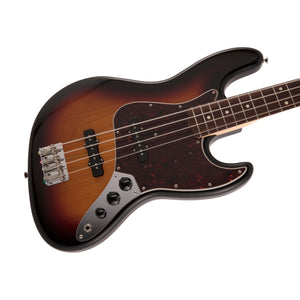 Fender Japan Heritage 60s Jazz Bass Guitar, RW FB, 3-Tone Sunburst