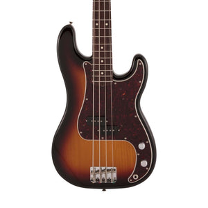 Fender Japan Heritage 60s Precision Bass Guitar, RW FB, 3-Tone Sunburst