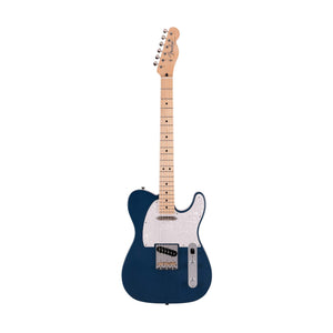 Fender Japan Hybrid II Telecaster Electric Guitar, Maple FB, Indigo Transparent