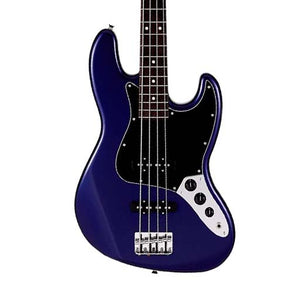 Fender Japan Hybrid II Jazz Bass Guitar, RW FB, Azure Metallic