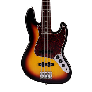 Fender Japan Junior Collection Jazz Bass Guitar, RW FB, 3-Color Sunburst
