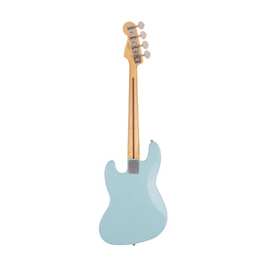 Fender Japan Junior Collection Jazz Bass Guitar, RW FB, Satin Daphne Blue